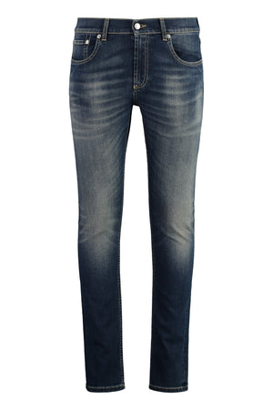 Stretch cotton jeans-0